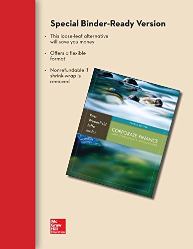 9781259216787: Loose-Leaf Corporate Finance: Core Principles and Applications with Connect Access Card
