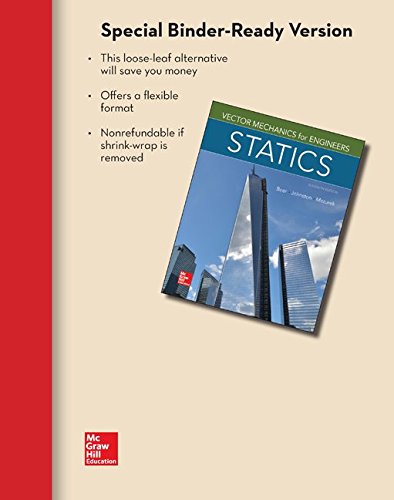 Stock image for Loose Leaf for Vector Mechanics for Engineers: Statics for sale by TextbookRush