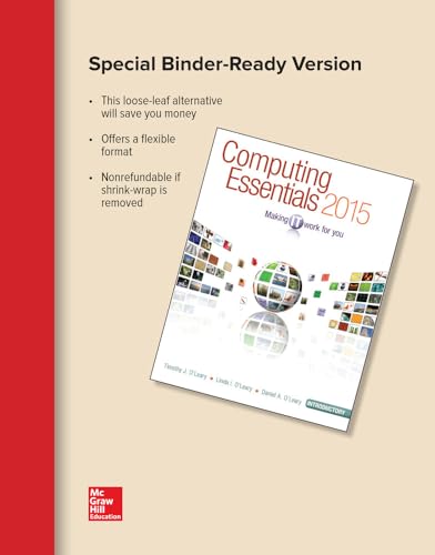 Beispielbild fr Computing Essentials 2015 Introductory Edition (O'Leary) zum Verkauf von SecondSale