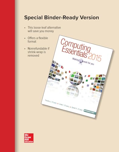 Stock image for Computing Essentials 2015 Introductory Edition (O'Leary) for sale by SecondSale