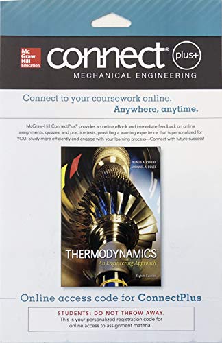 9781259223549: Connect Plus Engineering with LearnSmart 2 Semester Access Card for Thermodynamics: An Engineering Approach