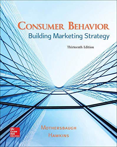Beispielbild fr Consumer Behavior: Building Marketing Strategy zum Verkauf von Indiana Book Company