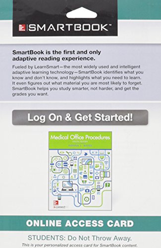 9781259234316: Smartbook Access Card for Medical Office Procedures