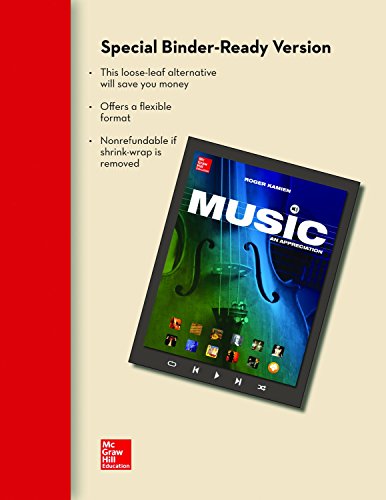 Stock image for Looseleaf for Music: An Appreciation for sale by Blue Vase Books