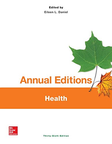 Beispielbild fr Annual Editions: Health, 36/e zum Verkauf von SecondSale