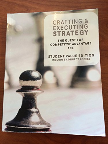 9781259243394: Crafting and Executing Strategy the Quest for Competitive Advantage Student Value Edition