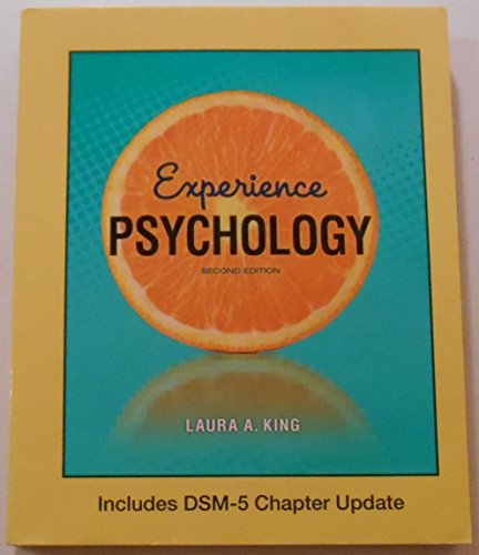Imagen de archivo de Experience Psychology a la venta por BookHolders