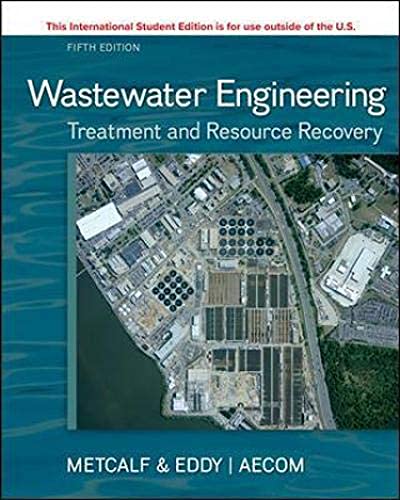 9781259250934: ISE WASTEWATER ENGINEERING: TREATMENT & RESOURCE RECOVERY (COLLEGE IE OVERRUNS)