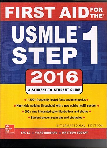 Stock image for First Aid for the Usmle Step 1, 2016 for sale by HPB-Red