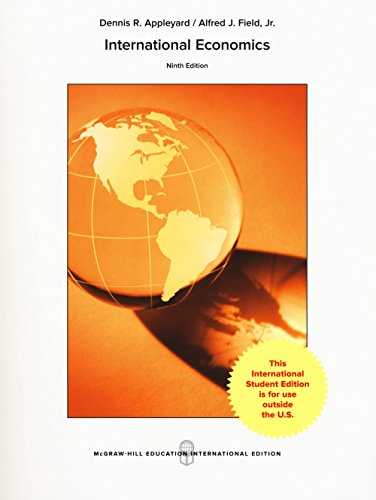 Imagen de archivo de International Economics a la venta por Revaluation Books