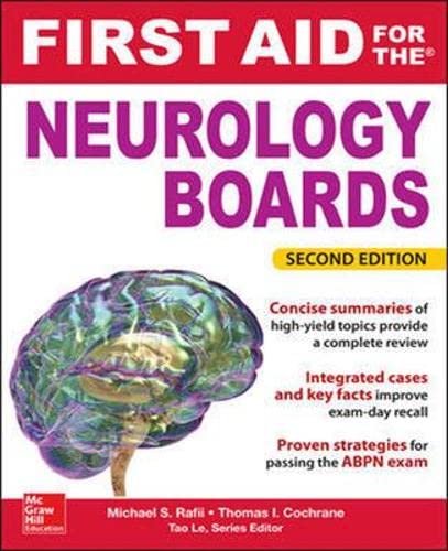 9781259251887: First Aid for the Neurology Boards, 2nd Edition