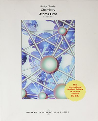Imagen de archivo de Chemistry Atoms First a la venta por ThriftBooks-Atlanta