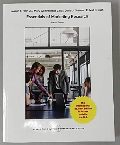 Stock image for ISE Essentials Of Marketing Research for sale by Phatpocket Limited