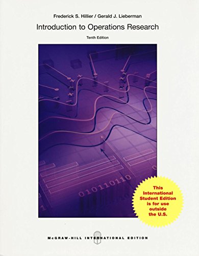 Imagen de archivo de Introduction to Operations Research (10th/Intl Student Edn) a la venta por Anybook.com