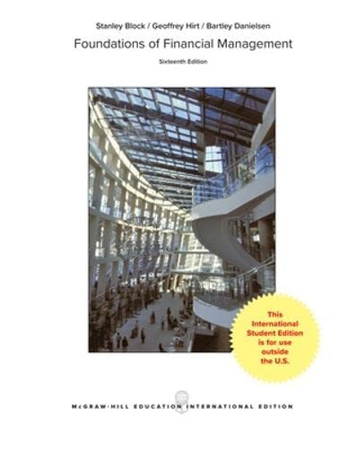 9781259253300: Foundations of financial management (Scienze)