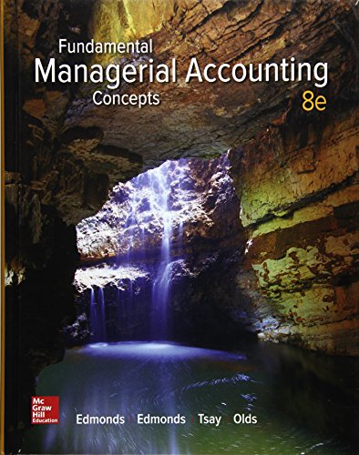 Imagen de archivo de Fundamental Managerial Accounting Concepts a la venta por Better World Books Ltd