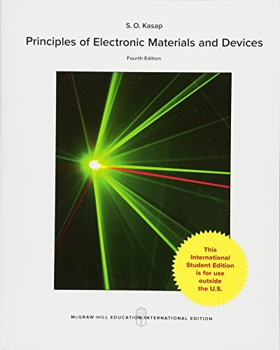 Imagen de archivo de Principles of Electronic Materials and Devices a la venta por Blackwell's