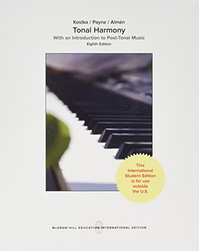 Stock image for Tonal Harmony: With an Introduction to Post-Tonal Music for sale by ThriftBooks-Atlanta