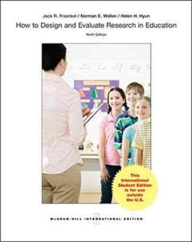 9781259253928: How to Design and Evaluate Research in Education