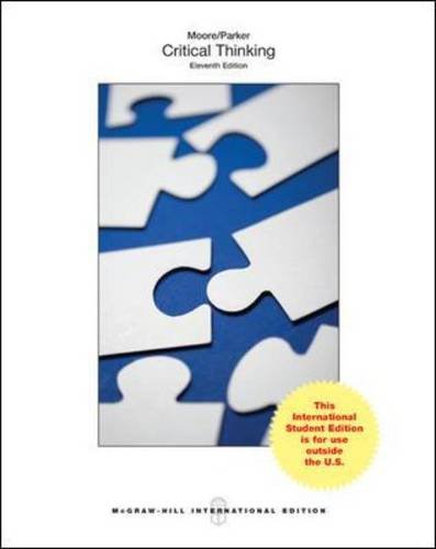 Beispielbild fr Critical Thinking (Int'l Ed) zum Verkauf von SecondSale