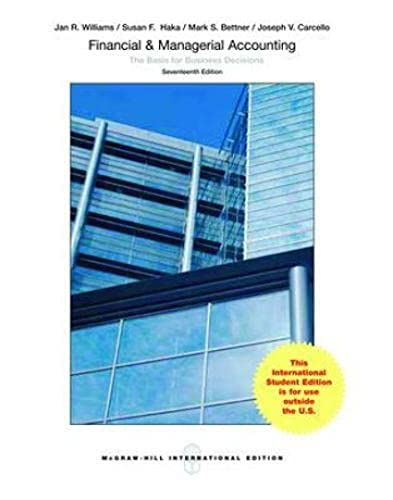 Stock image for Financial and Managerial Accounting for sale by Books Unplugged