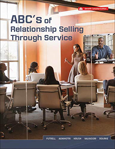 Imagen de archivo de ABCs of Relationship Selling Through Service a la venta por Starx Products