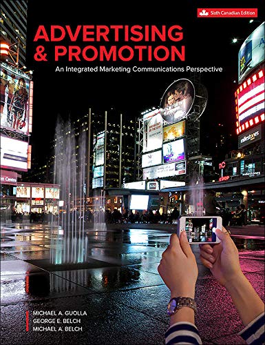 Imagen de archivo de Advertising and Promotion: An Integrated Marketing Communications Perspective a la venta por Blue Vase Books
