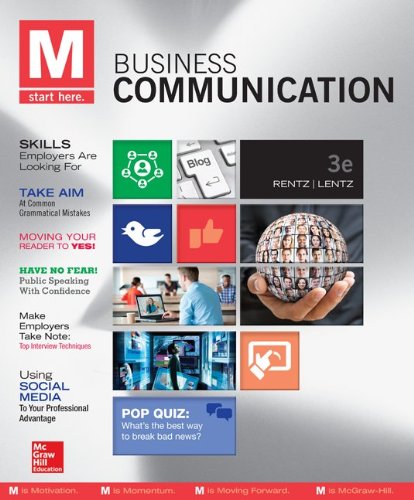 Imagen de archivo de M: Business Communication with Connect Plus a la venta por GoldBooks