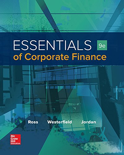 Beispielbild fr Essentials of Corporate Finance zum Verkauf von Better World Books