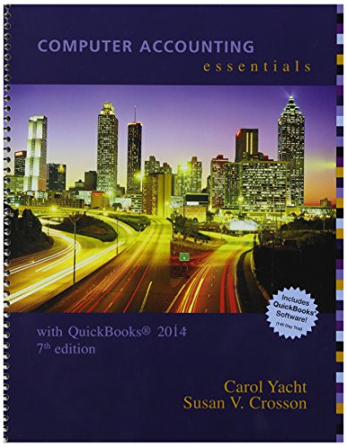 Stock image for Computer Accounting Essentials with QuickBooks 2014: Versions Pro, Premier & Accountant [With CDROM] for sale by ThriftBooks-Atlanta