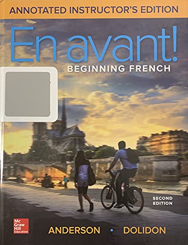 Stock image for En Avant! Beginning French - Annotated Instructor's Edition for sale by Books From California