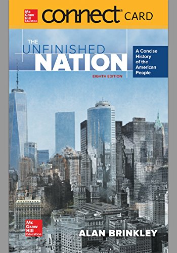 Stock image for Connect 1-Term Access Card for The Unfinished Nation for sale by Bulrushed Books