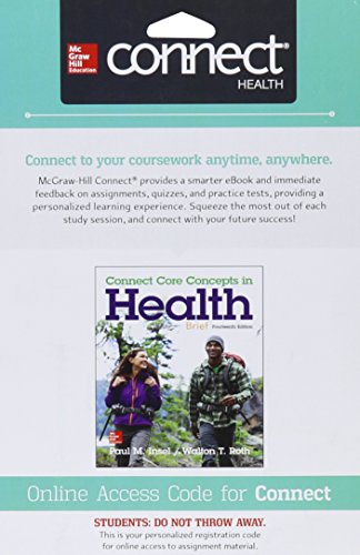 Stock image for Connect Access Card for Core Concepts in Health Brief for sale by GF Books, Inc.