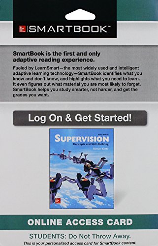 9781259296925: Supervision: Concepts and Skill-building (Smartbook)