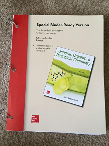 Stock image for Loose Leaf for General Organic & Biological Chemistry for sale by HPB-Red