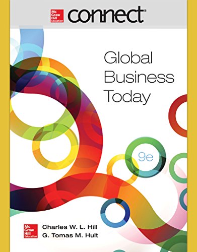 Beispielbild fr Connect 1-Semester Access Card for Global Business Today zum Verkauf von A Team Books