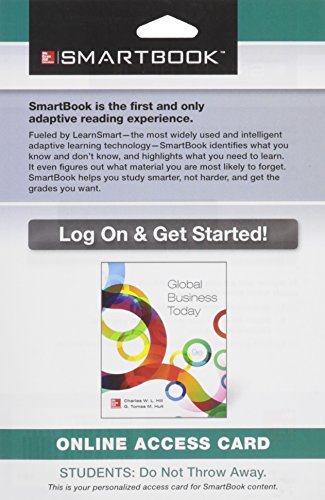 9781259300455: SmartBook Access Card for Global Business Today