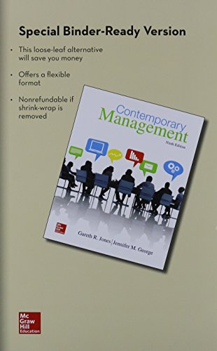 Beispielbild fr Loose-Leaf for Contemporary Management zum Verkauf von HPB-Red