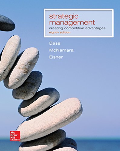 Stock image for Strategic Management: Creating Competitive Advantages for sale by HPB-Red