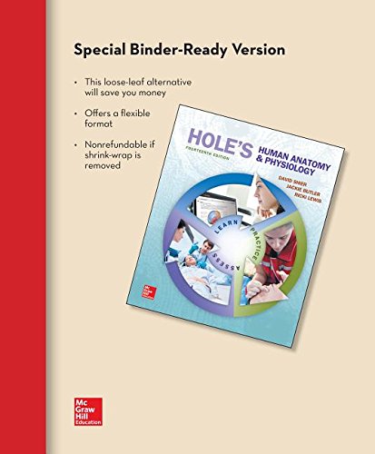 Beispielbild fr Loose Leaf for Hole's Human Anatomy & Physiology zum Verkauf von HPB-Red