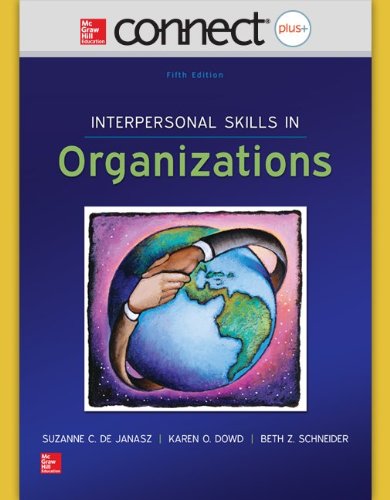 Imagen de archivo de Connect Access Card for Interpersonal Skills in Organizations a la venta por BooksRun