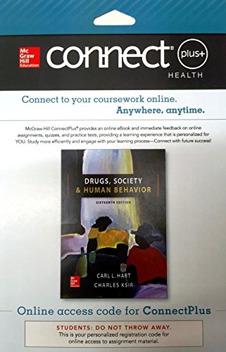 9781259314742: Connect Access Card for Drugs, Society, and Human Behavior