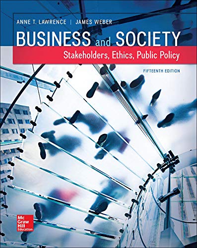Beispielbild fr Business and Society: Stakeholders, Ethics, Public Policy zum Verkauf von Zoom Books Company