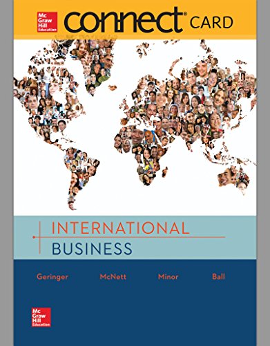 Imagen de archivo de Connect 1-Semester Access Card for International Business a la venta por BooksRun