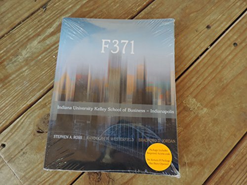 Stock image for F371 Essn. of Corporate Finance >C< By Ross MCG Custom ISBN 9781259320576 for sale by HPB-Red