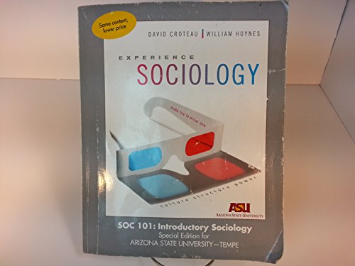 Beispielbild fr Experience Sociology zum Verkauf von Better World Books