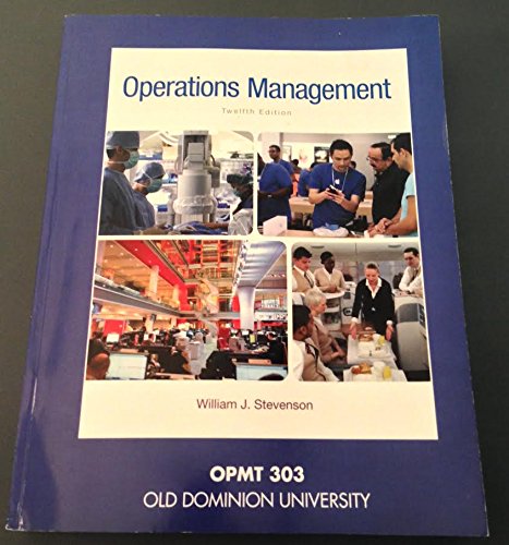 9781259330766: Operations Management (OPMT 303 Custom Old Dominion University)