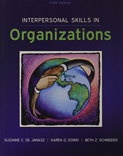 9781259330889: Interpersonal Skills in Organizations with Connect Access Card