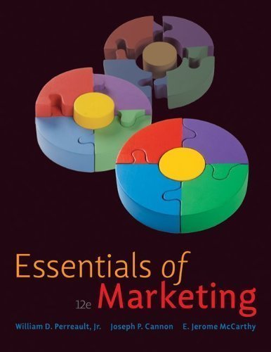 9781259334429: Essentials of Marketing by William D. Perreault Jr., Joseph P. Cannon, E. Jerome McCart 12th (twelfth) Edition [Paperback(2009)]