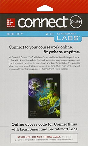 9781259336133: Connect and Learnsmart Labs Access Card for Concepts in Biology